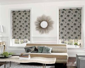 patterned roller blinds