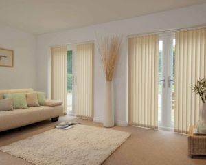 beige coloured blinds