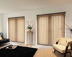 matching pair of lounge blinds